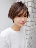 大人ショートボブ