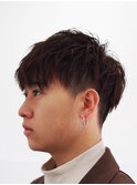 ツーブロック スパイラル ショコラ マッシュ