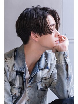 ロジッタ(ROJITHA) 【ROJITHA】メンズショート× 切りっぱなしセンターパート