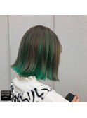 dark beige×forest green