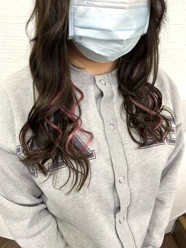 クラン ヘアーアンドスタジオ(CLAN hair & studio) #プルエクステ#インナーカラー