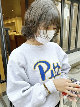 コフィー バイ メルト 吉祥寺(cofy by melt) 【三ツ井純】オリーブベージュカラー コテ巻き風無造作パーマ