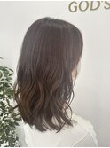 ナチュラルベージュブラウンカラー