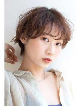 クシュ 所沢西口プロぺ通り(kusyu... ) ペールベージュセクションカラーグラデーションカラー外ハネボブ