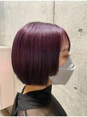 【代官山美容室】パープル☆ボブ