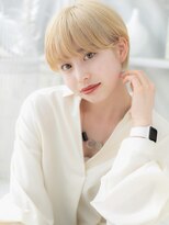 モッズヘア 上尾西口店(mod's hair)&nbsp;外国人風ハイトーンカラーショートマッシュTb7上尾10代20代30代