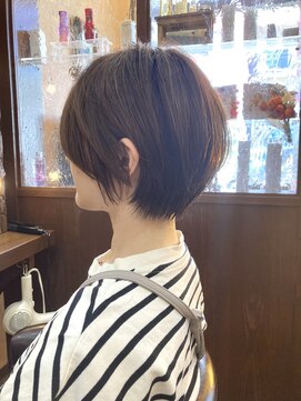 ミリュウ(Milieu) 丸みショート　骨格補正カット　髪質改善