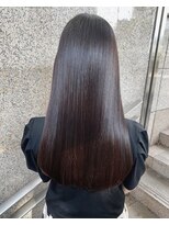 ヒアー 神戸三宮元町(here)&nbsp;髪質改善/艶ボルドー/ベビーバング/プレミアムカラー