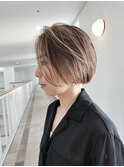 ハイトーン丸みショート/ショートカット/ショートヘア/