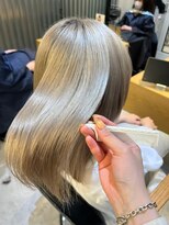 ジーナエス 札幌(Zina S)&nbsp;髪質改善＊ホワイトブロンド＊美髪【Zina S 札幌】