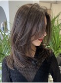 ハイライトショートヘアダブルカラーイルミナカラーオージュア