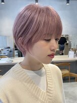 サンク 原宿 表参道(cinq)&nbsp;ミルクティーベージュハイトーンケアブリーチカラーダブルカラー