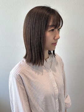 サラ ビューティー サイト 古賀店(SARA Beauty Sight) 外ハネ/ボブ/アッシュブラウン/透明感/20代30代40代