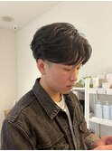 ニュアンスパーマ/センターパート