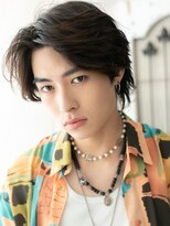 モッズヘアメン 札幌月寒店(mod's hair men) ゆるふわ巻きパーマで大人ノンジアミンカラーウルフk札幌月寒