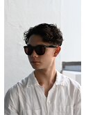 波巻きハイライトアップバングツーブロックマッシュ