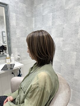 イーズ バイ インス(Yeeee.s by INCE) 白髪ぼかし/白髪改善カラー/ショート/透明感カラー/脱白髪染め