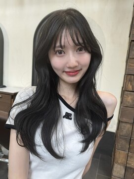 ミンクス 銀座店(MINX) MINX川上春香　韓国ヘア　ウェーブ巻き
