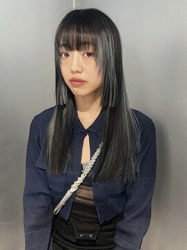 ペレ 梅田(PELE) 黒髪/ボブルフ/ネビージュ/小顔/ワンレン/梅田/髪質改善/前髪