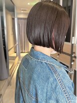 ヘアサロンガリカアオヤマ(hair salon Gallica aoyama)&nbsp;【坂本拓麻】髪質改善カットでつくるまとまるぷつっとボブ