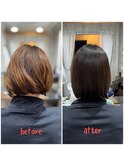 髪質改善艶髪縮毛矯正