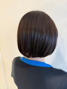 エヌアンドエー 春日部東口店(hair shop N&A) 落ち着いた雰囲気のレイヤーボブ×髪質改善ケアカラー