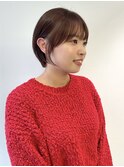 顔周りも重要!人気丸みショート!担当ニキ