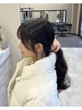 アイル(I'LL) 顔まわりカット/韓国風/おくれ毛/前髪カット