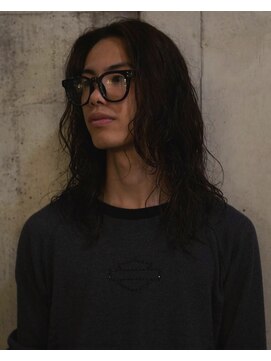 ローバー(ROVER) メンズレイヤーロング×ゆるパーマ