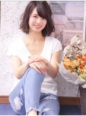 ロブベージュ/美髪矯正/髪質改善/縮毛矯正/高知市/ストレート/