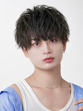 メンズヘアセンス 渋谷(MEN'S HAIR SENSE) ブルーブラック/ニュアンスパーマ/韓国マッシュ/渋谷