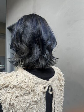 雨と ネイビーcolor