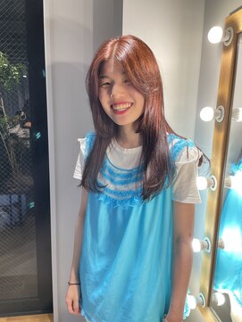 ヌープヘアーアイス(NUUP.hair ici) ★ブリーチなしバーガンディワインレッドボルドーカラーレイヤー