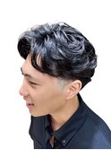 ラルフカール刈り上げ×センターパートで外国人風◎