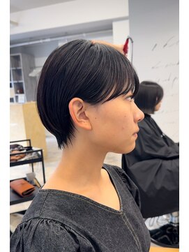 ジュベ 別府店(juve.) 別府ショートボブ顔まわりレイヤーカット髪質改善カラー