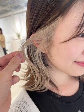 フォト 富山(foto) 20代30代ミディアムレイヤーインナーカラーダブルカラー