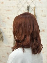 アカイトビラ ヘアケアサロン(AKAI TOBIRA Hair Care Salon)&nbsp;ブリーチ×オレンジ