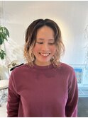 ブリーチ　酸性パーマ　