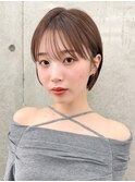 ショート/ショートボブ/顔周り/縮毛矯正/小顔/立川