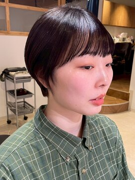 デュースヘア(DEUCE HAIR) レイヤーカットショートボブショートカット顔周りカット韓国30代