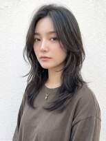 カバーヘア ブリス 戸田公園西口店(COVER HAIR bliss)&nbsp;ナチュラルウルフ/くびれレイヤー/ダークアッシュp戸田公園