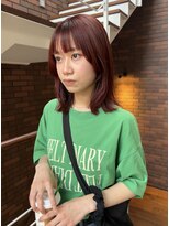 キー(kii) 暖色カラー/福岡暖色/20代/30代/レイヤーカット/半個室サロン