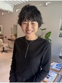 マッシュ×ショートパーマ/茅ヶ崎