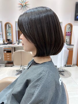 ピークアブー アヴェダ ギンザシックス(PEEK-A-BOO AVEDA GINZASIX) 【丸みボブ】内巻きボブ 大人ボブ 銀座 ◆