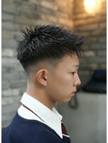 ヴェルゴ 高松店(vellgo)&nbsp;ツンツン束感スパイキーショートミッドフェード