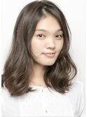 【keep hair desigin.木田】センターパート艶髪カールミディ