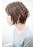 【REJOICE hair】ハイライト&ローライトのショートスタイル