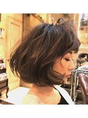 ザクザクショートバングボブ☆【ROSIER町田】