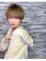 ユアーズ ヘア 恵比寿本店(youres hair) 大人可愛い☆小顔マニッシュショートヘアー