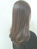 アスタリスク(asterisk) ローレイヤーで大人ロング★ナチュラルベージュ【西村優子】